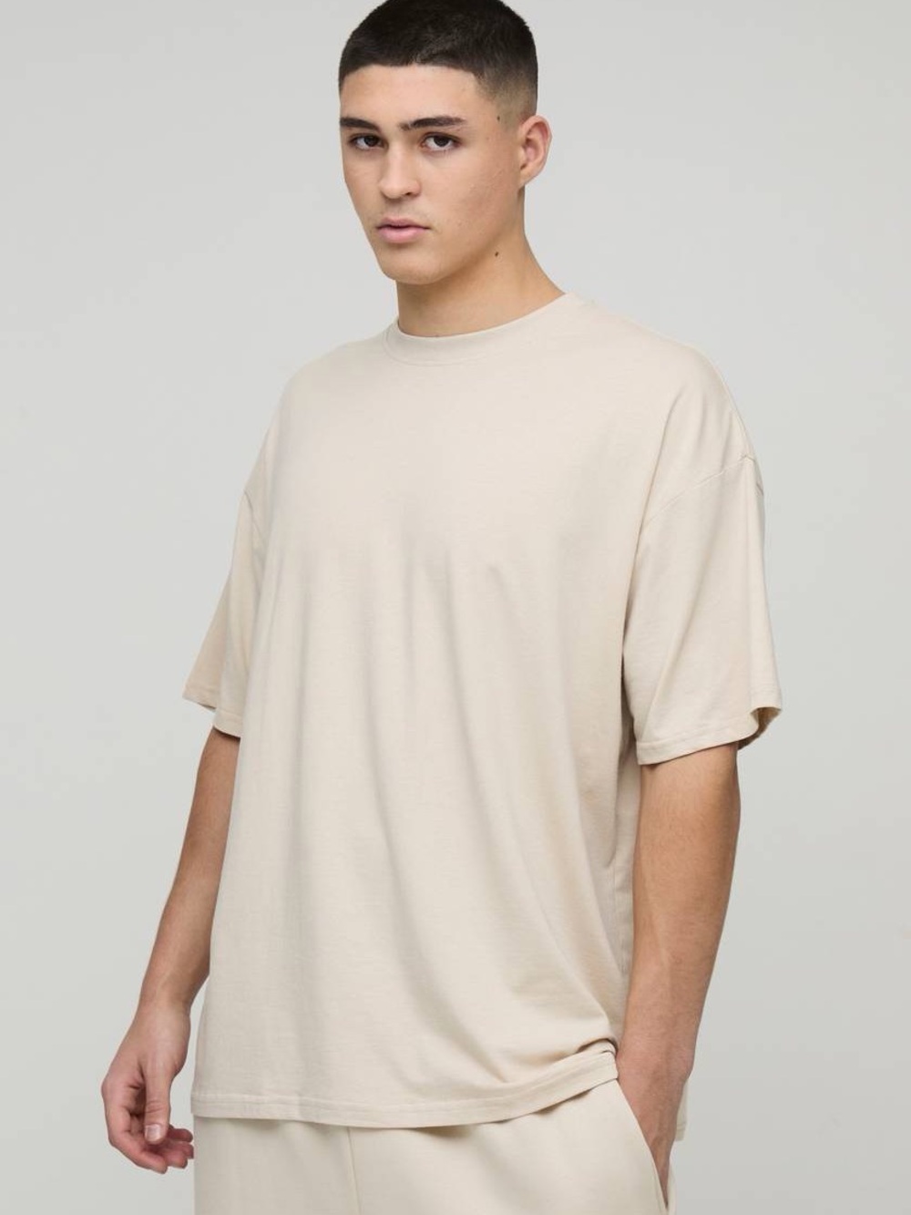NWT BooHoo Man Premium Oversized Modal Content T-shirt